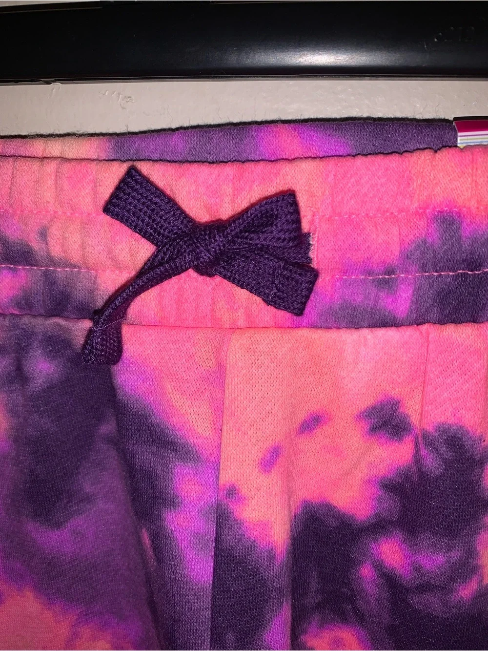 Justice Pink Purple Tie-Dye Jogger Sweatpants